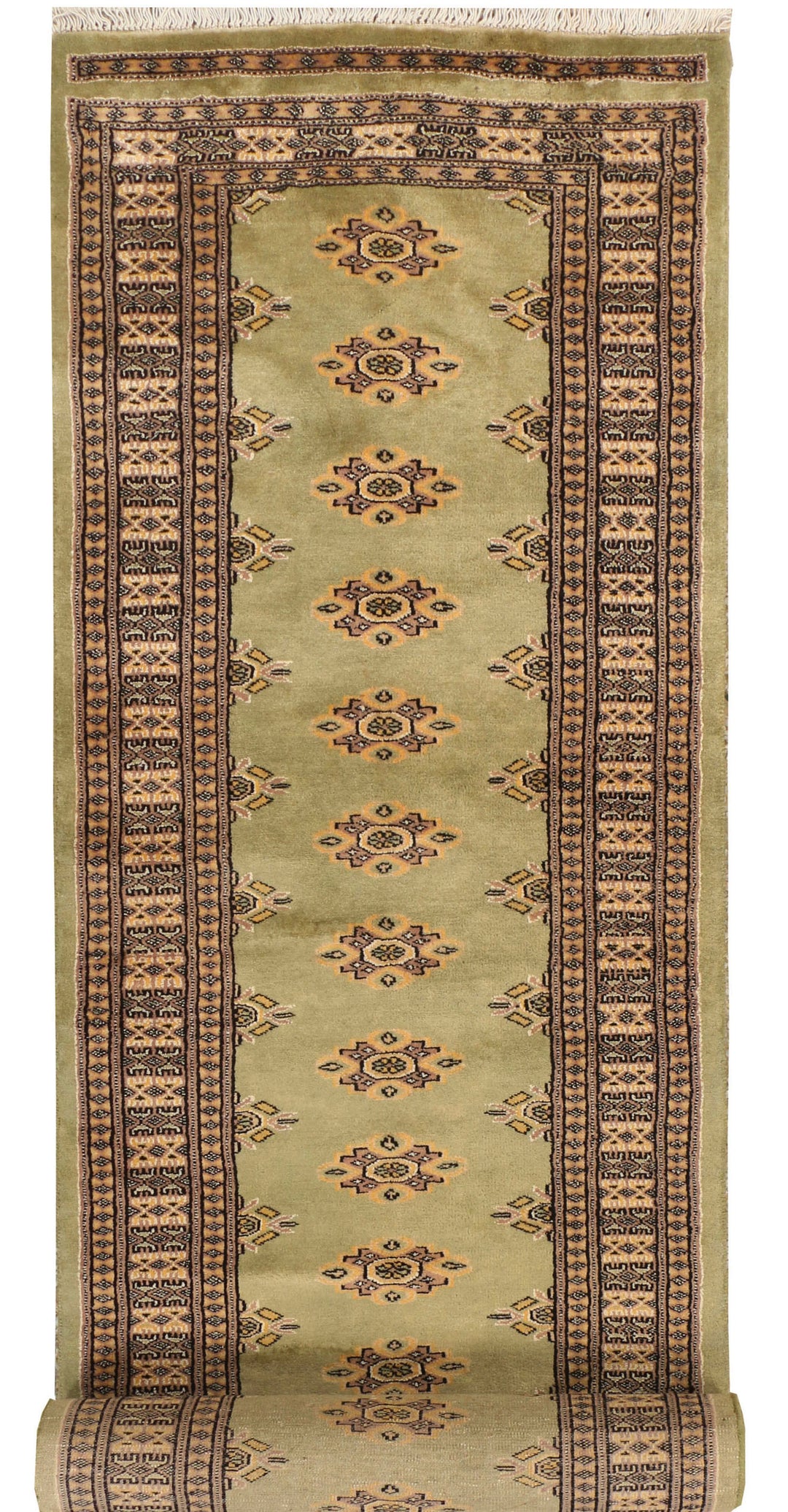 Dark Khaki Jaldar 2' 7 x 14' - No. 39058 - ALRUG Rug Store