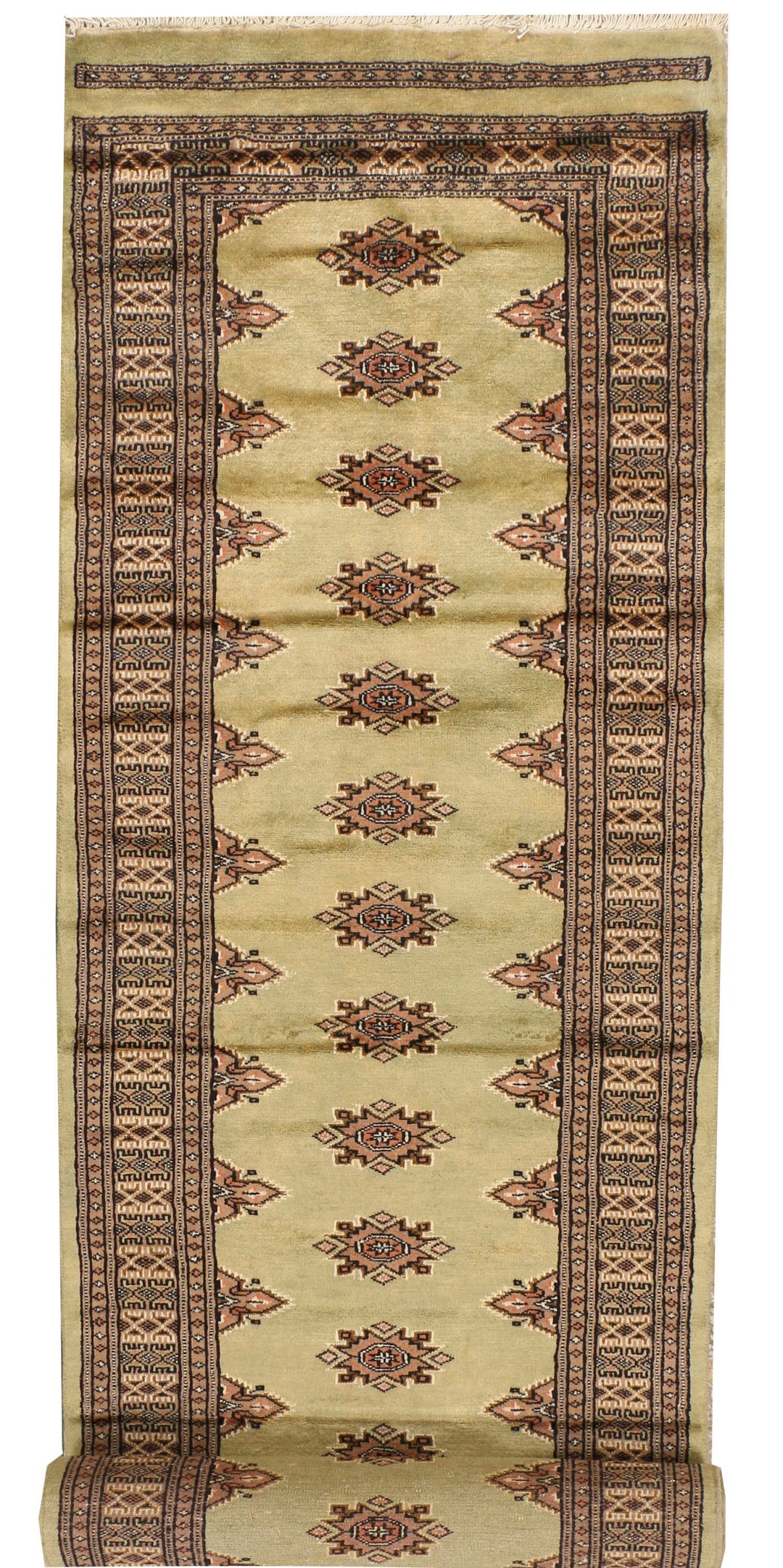 Dark Khaki Jaldar 2' 7 x 13' 10 - No. 39074 - ALRUG Rug Store