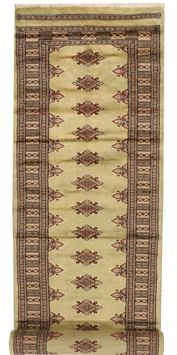 Dark Khaki Jaldar 2' 7 x 13' 10 - No. 39074 - ALRUG Rug Store