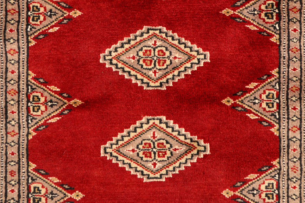 Maroon Jaldar 2' 8 x 13' 9 - No. 39075 - ALRUG Rug Store