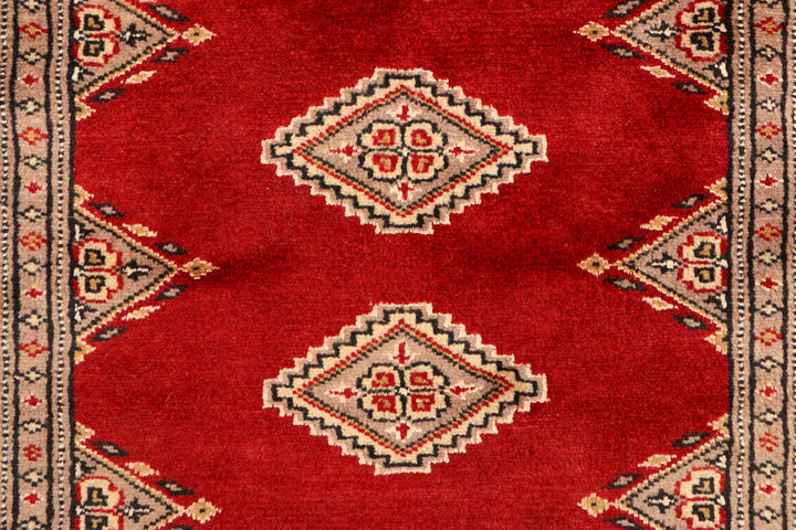Maroon Jaldar 2' 8 x 13' 9 - No. 39075 - ALRUG Rug Store