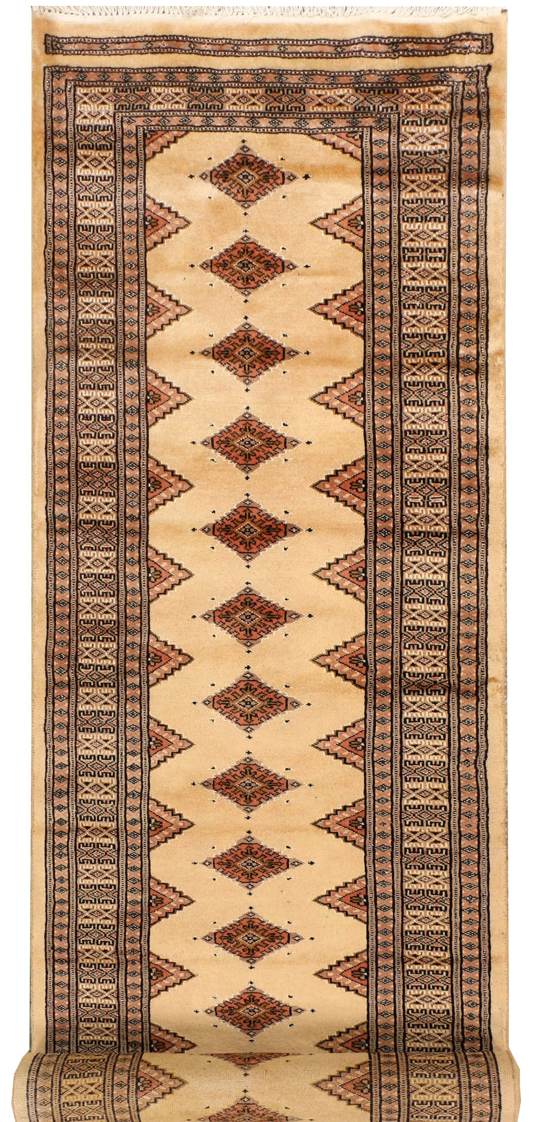 Navajo White Jaldar 2' 7 x 13' 7 - No. 39077 - ALRUG Rug Store