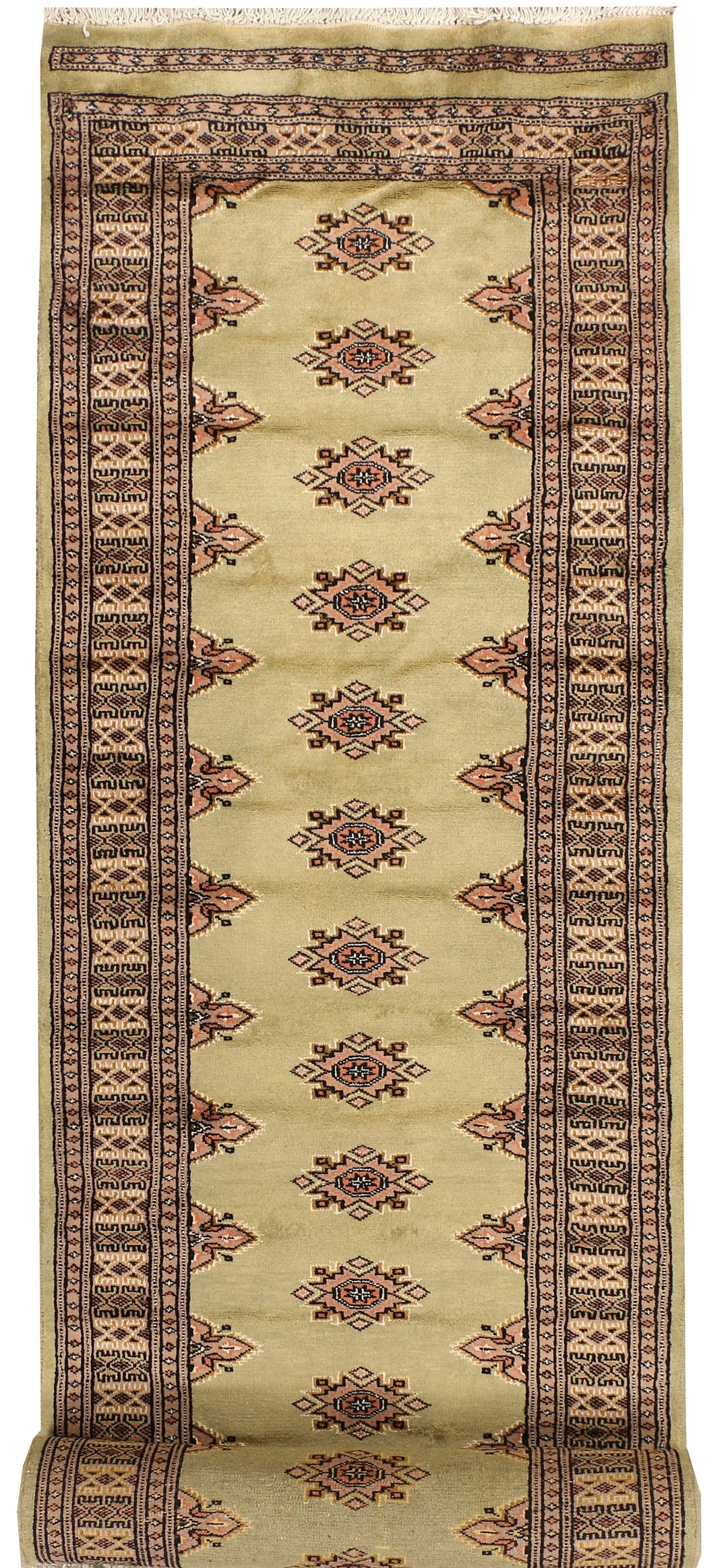 Dark Khaki Jaldar 2' 7 x 14' 4 - No. 39079 - ALRUG Rug Store