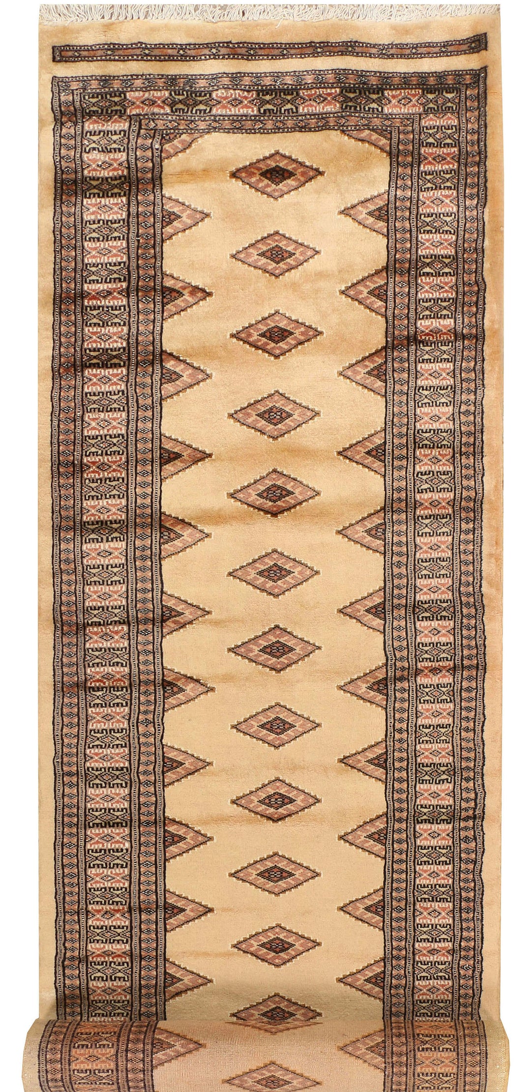 Navajo White Jaldar 2' 7 x 13' 5 - No. 39080 - ALRUG Rug Store