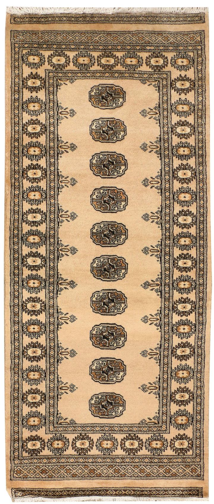 Navajo White Bokhara 2' 7 x 6' 6 - No. 39128 - ALRUG Rug Store
