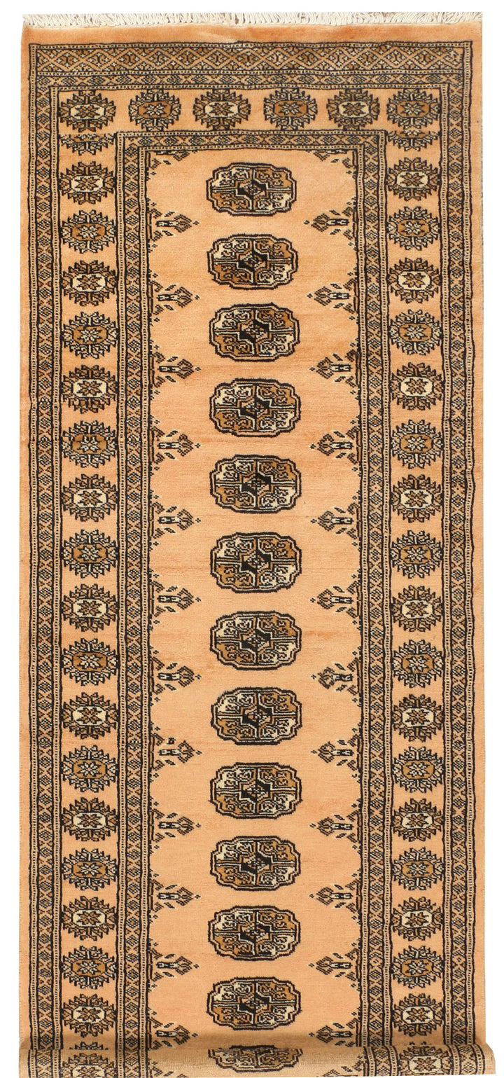 Sandy Brown Bokhara 2' 7 x 7' 7 - No. 39130 - ALRUG Rug Store