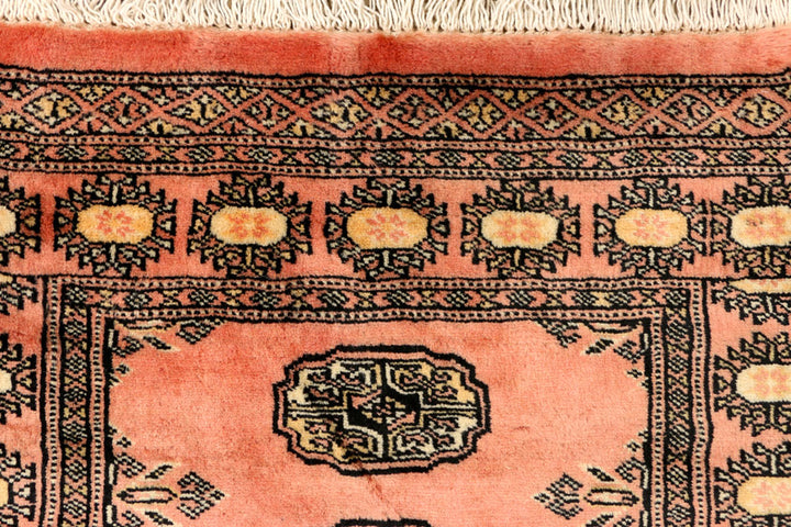 Dark Salmon Bokhara 2' 8 x 8' 1 - No. 39134 - ALRUG Rug Store