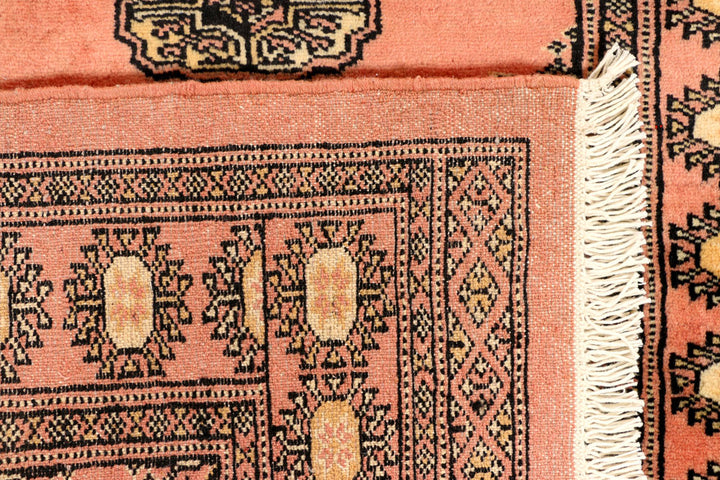 Dark Salmon Bokhara 2' 8 x 8' 1 - No. 39134 - ALRUG Rug Store