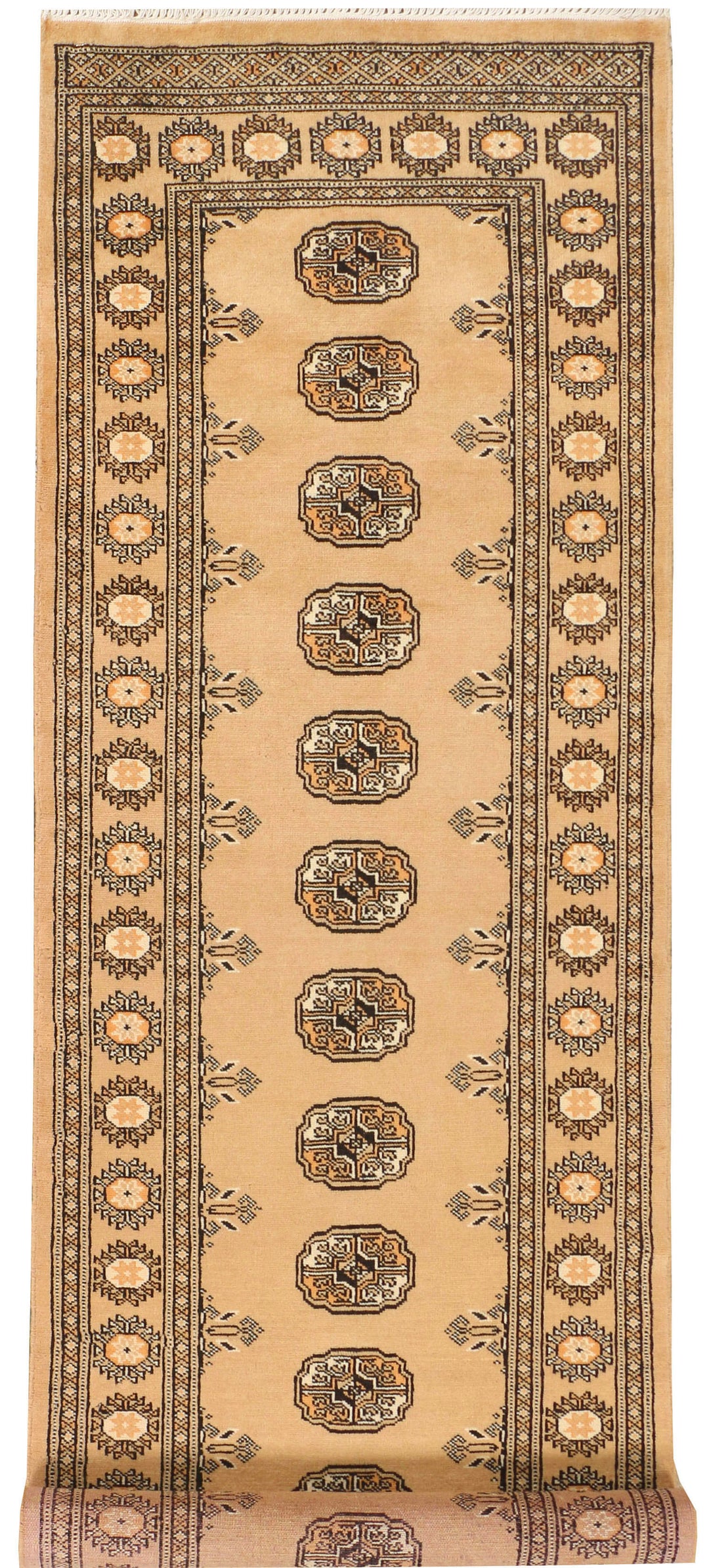 Navajo White Bokhara 2' 7 x 9' 9 - No. 39147 - ALRUG Rug Store