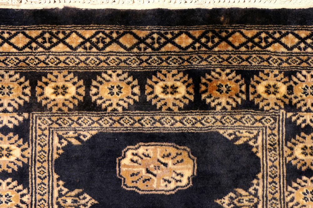 Midnight Blue Bokhara 2' 7 x 9' 3 - No. 39151 - ALRUG Rug Store