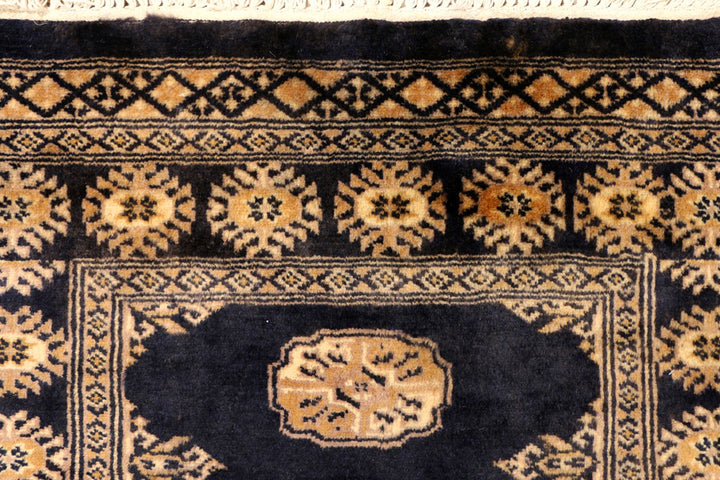Midnight Blue Bokhara 2' 7 x 9' 3 - No. 39151 - ALRUG Rug Store