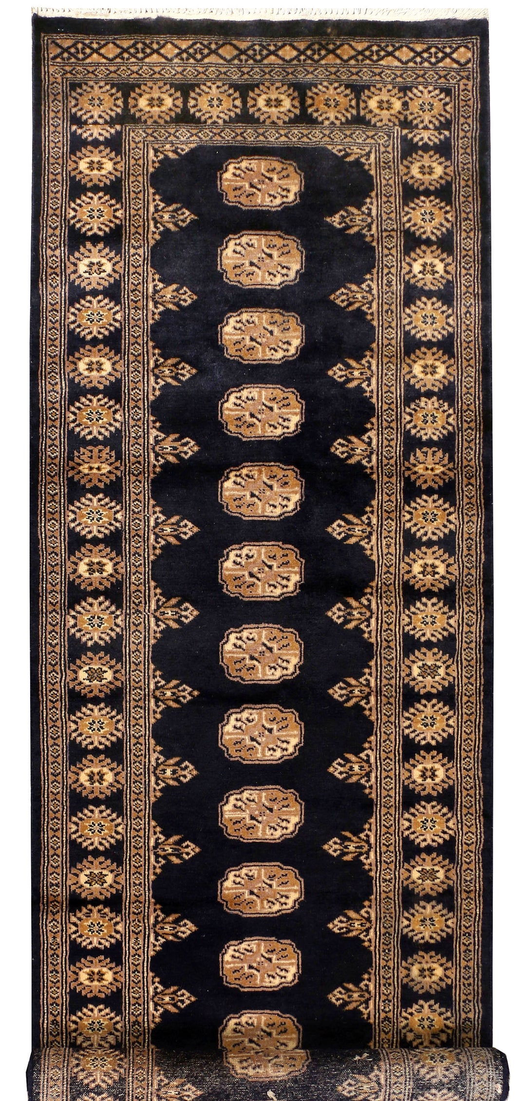 Midnight Blue Bokhara 2' 7 x 9' 3 - No. 39151 - ALRUG Rug Store
