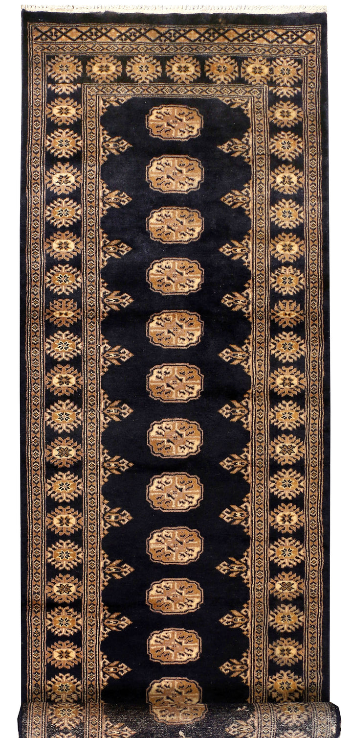 Midnight Blue Bokhara 2' 7 x 9' 3 - No. 39151 - ALRUG Rug Store
