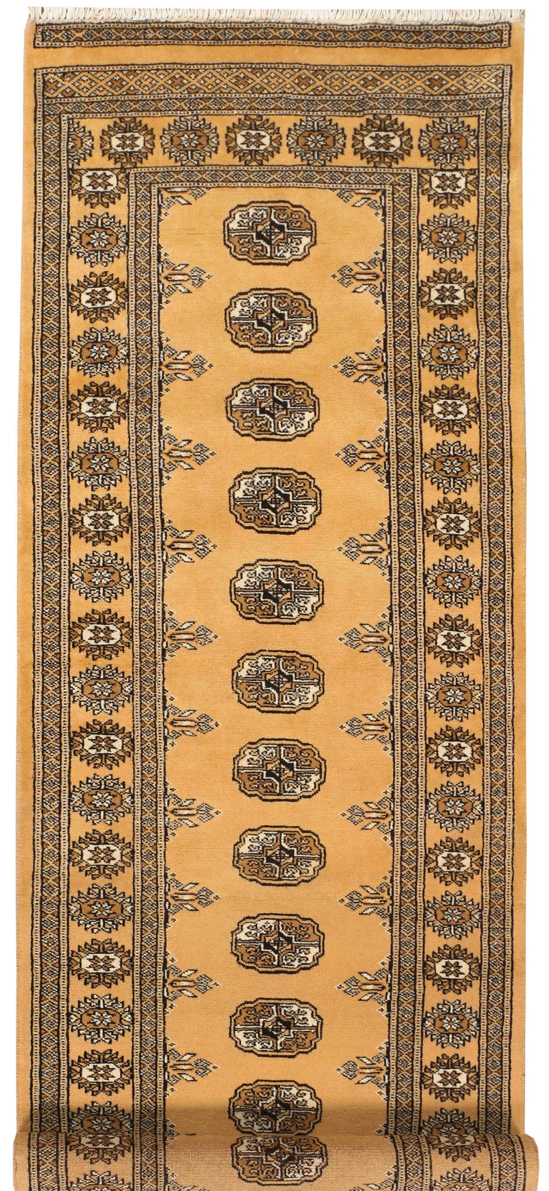 Navajo White Bokhara 2' 7 x 9' 10 - No. 39157 - ALRUG Rug Store