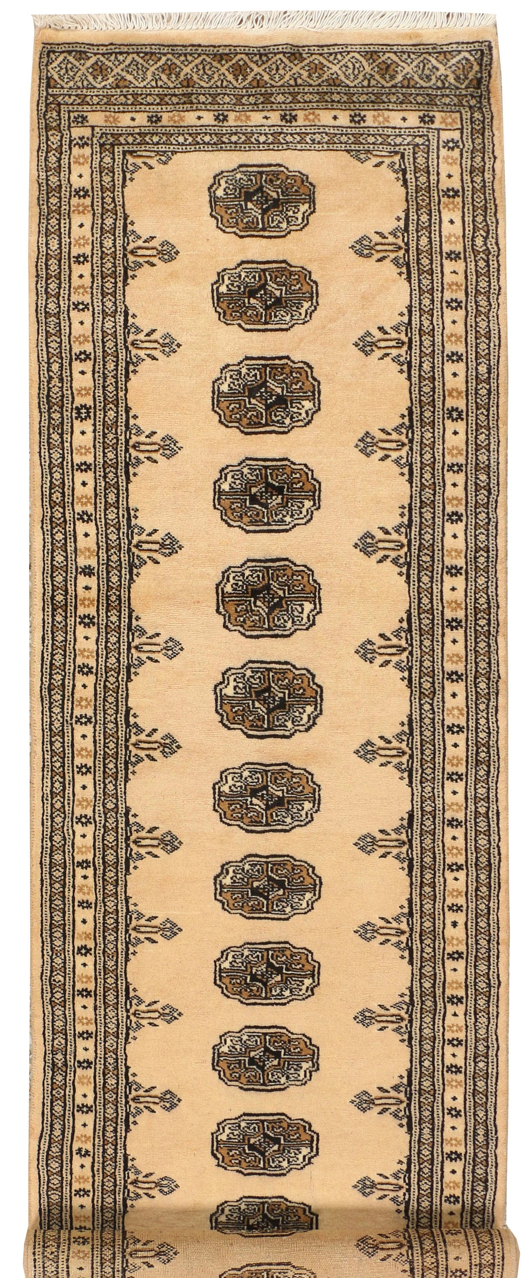 Wheat Bokhara 2' 4 x 8' 11 - No. 39159 - ALRUG Rug Store