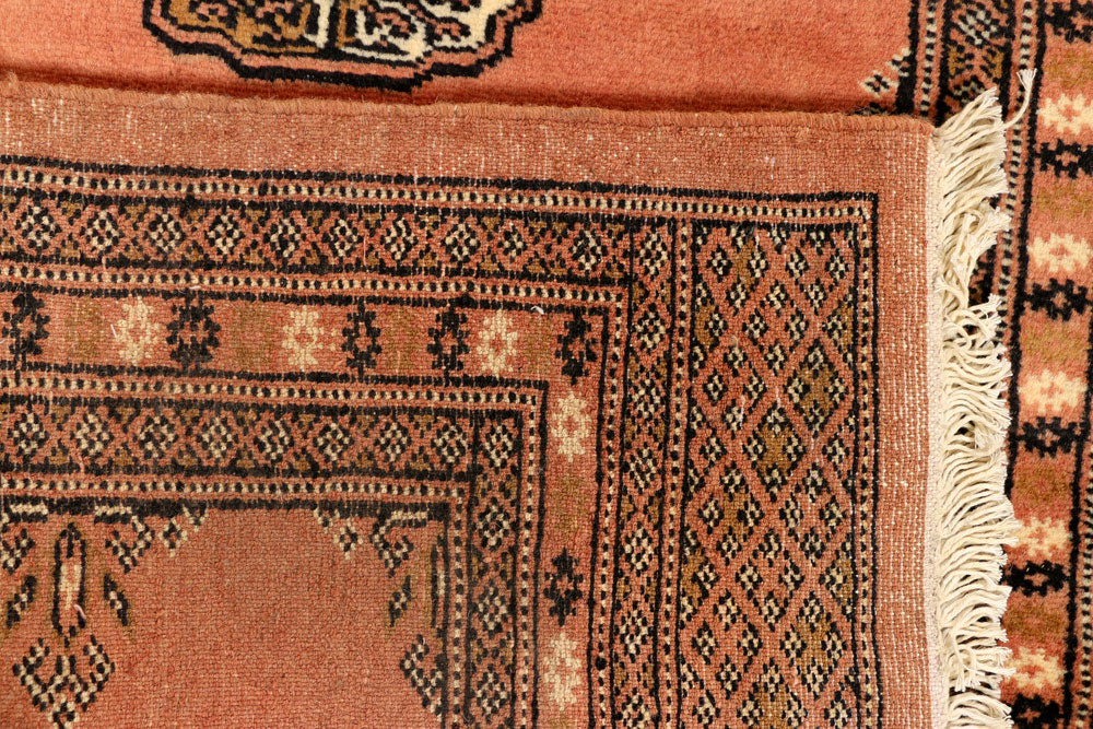 Dark Salmon Bokhara 2' 5 x 10' 3 - No. 39172 - ALRUG Rug Store