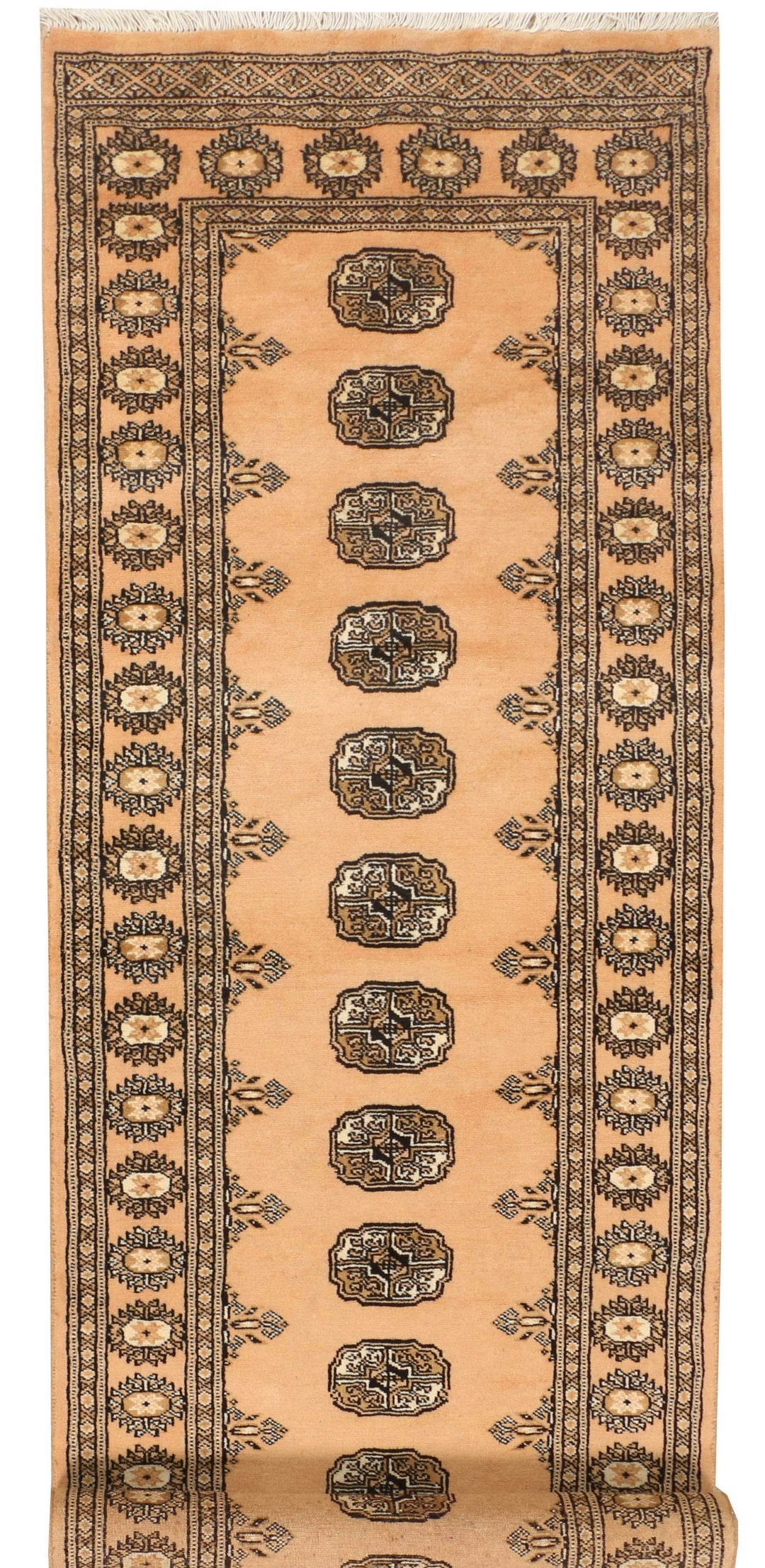 Navajo White Bokhara 2' 7 x 9' 7 - No. 39174 - ALRUG Rug Store