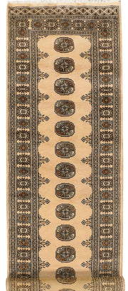 Navajo White Bokhara 2' 6 x 9' 5 - No. 39194 - ALRUG Rug Store