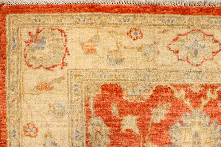 Orange Red Oushak 3' 1 x 5' 4 - No. 39348 - ALRUG Rug Store