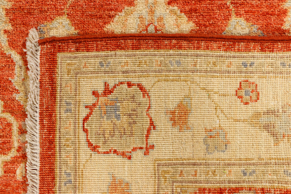 Orange Red Oushak 3' 1 x 5' 4 - No. 39348 - ALRUG Rug Store