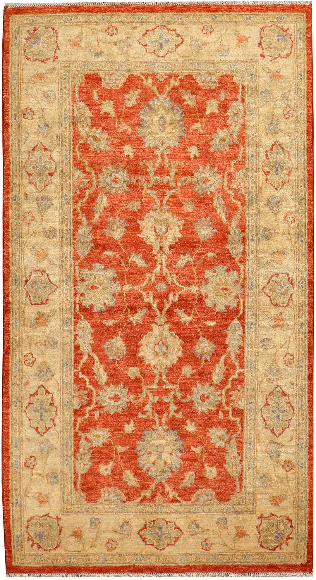 Orange Red Oushak 3' 1 x 5' 4 - No. 39348 - ALRUG Rug Store