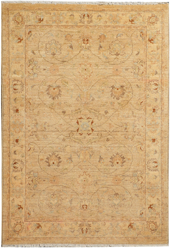 Tan Oushak 3' 5 x 4' 10 - No. 39352 - ALRUG Rug Store