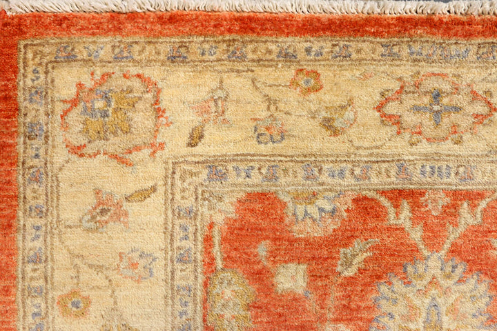Orange Red Oushak 3' 1 x 4' 11 - No. 39353 - ALRUG Rug Store
