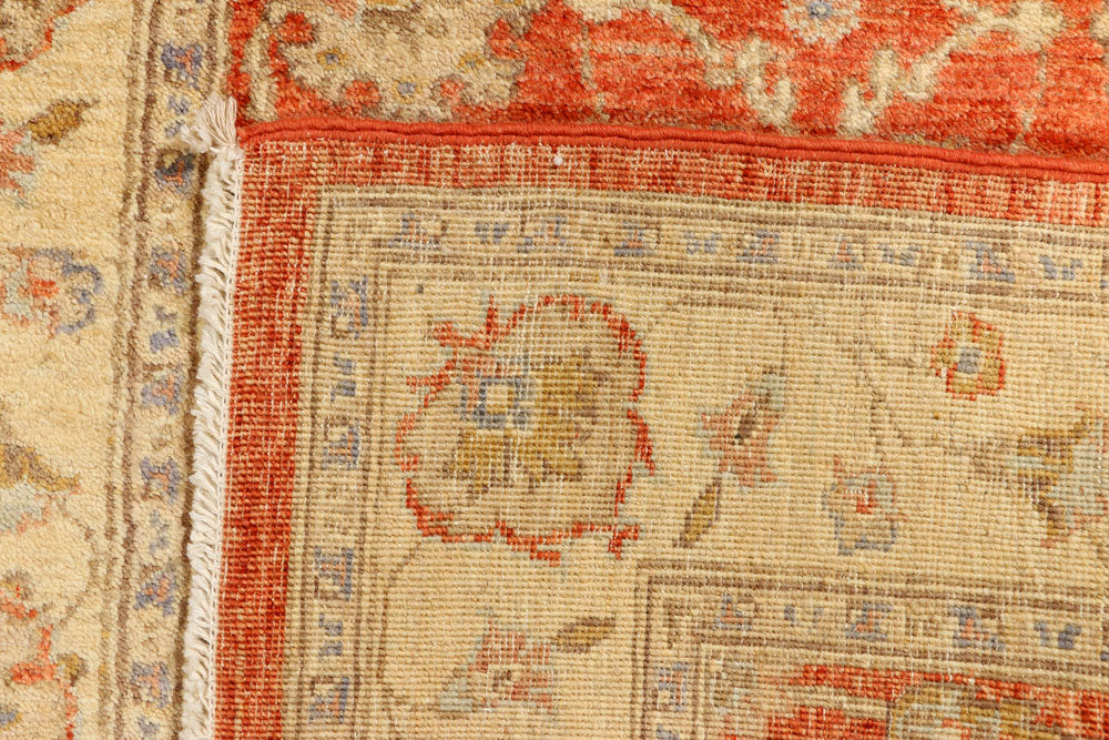 Orange Red Oushak 3' 1 x 4' 11 - No. 39353 - ALRUG Rug Store