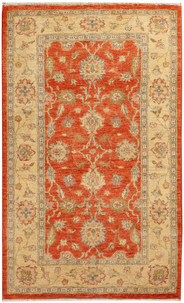 Orange Red Oushak 3' 1 x 4' 11 - No. 39353 - ALRUG Rug Store
