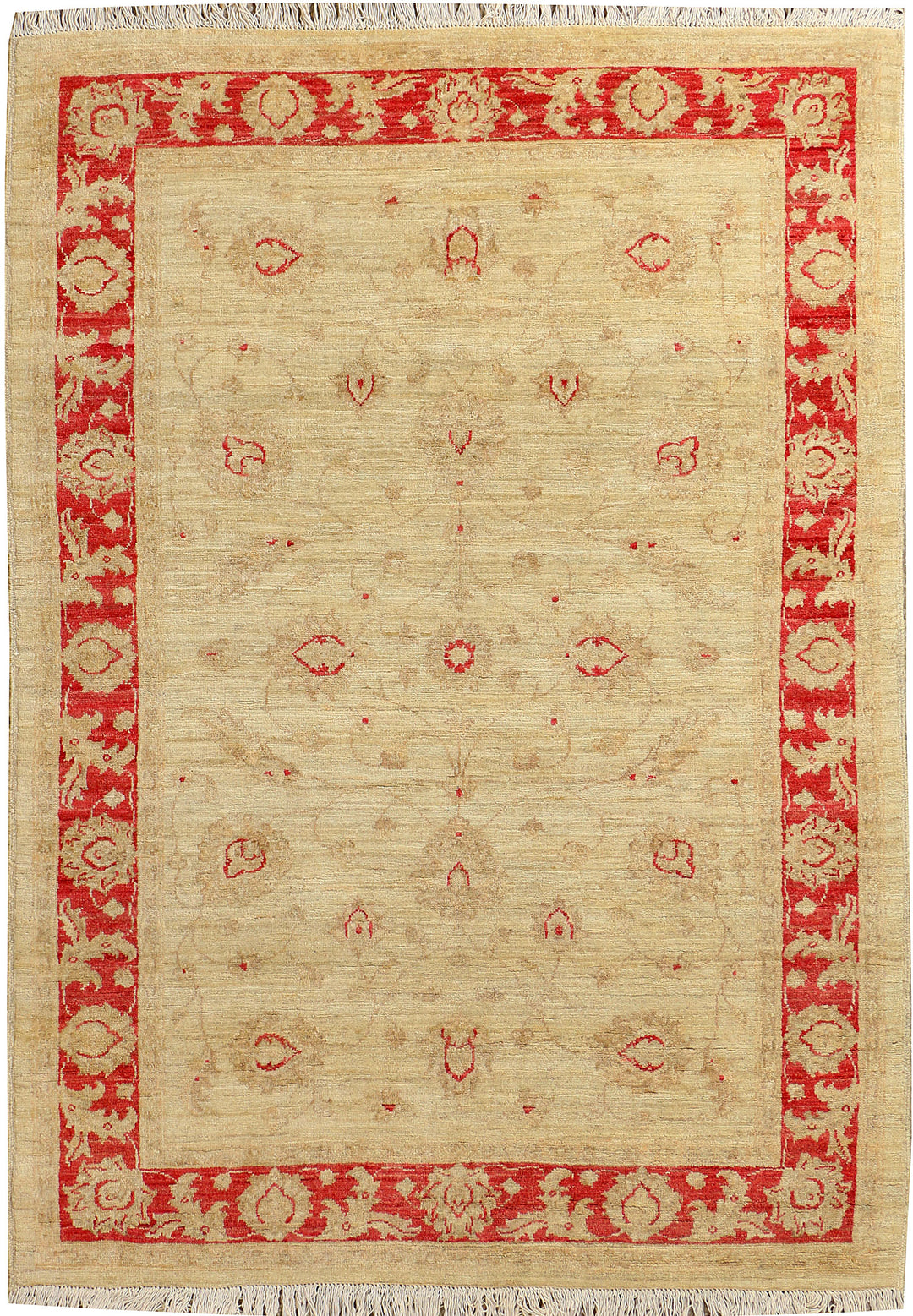 Wheat Ziegler 4' 2 x 5' 10 - No. 39372 - ALRUG Rug Store