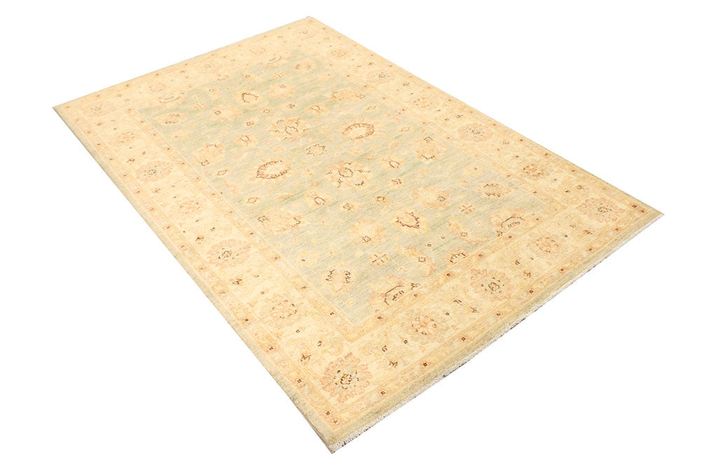 Dark Khaki Ziegler 4' 2 x 6' 1 - No. 39375 - ALRUG Rug Store