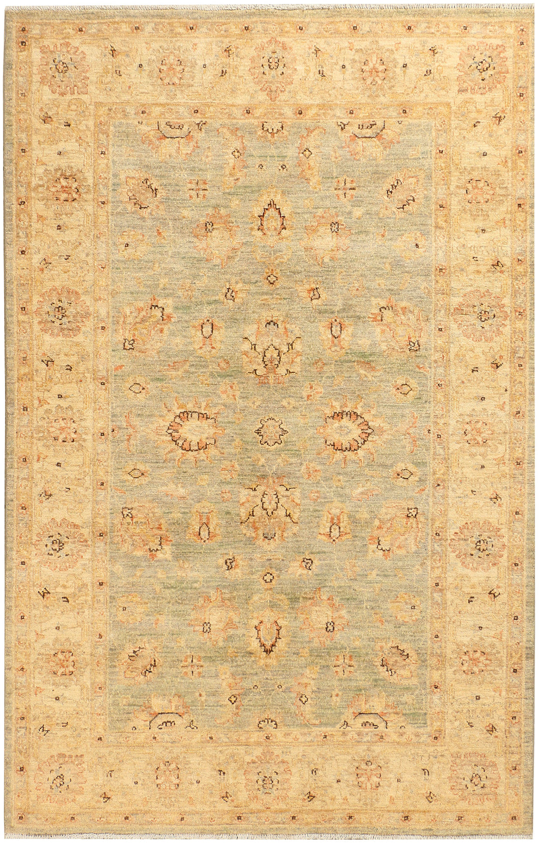 Dark Khaki Ziegler 4' 2 x 6' 1 - No. 39375 - ALRUG Rug Store
