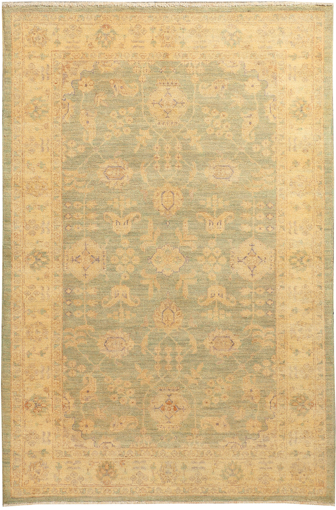 Dark Khaki Oushak 4' 2 x 6' 1 - No. 39377 - ALRUG Rug Store
