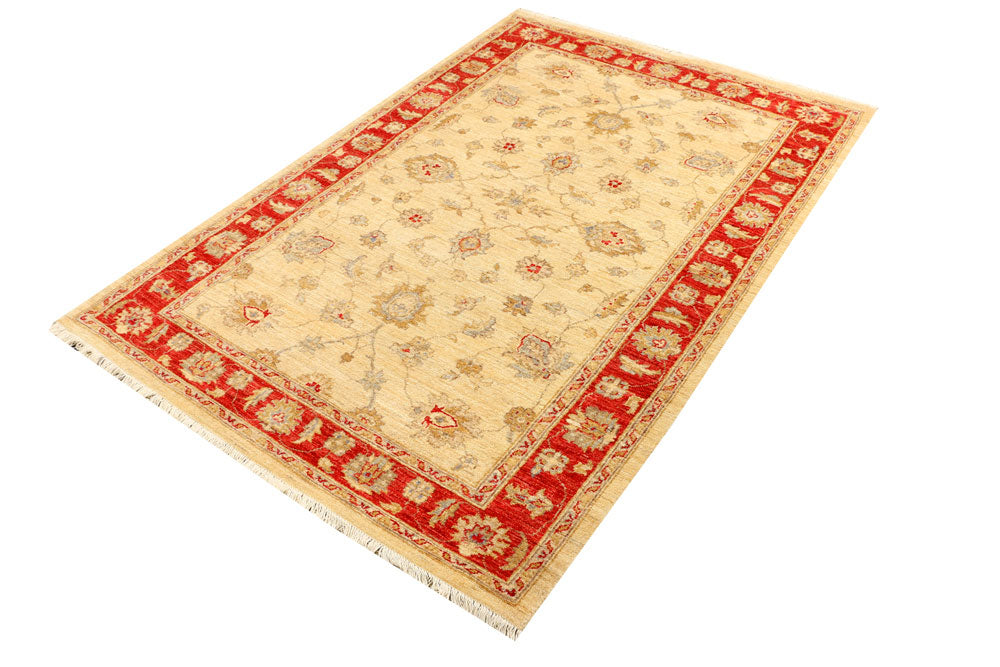 Wheat Ziegler 4' 2 x 6' - No. 39380 - ALRUG Rug Store