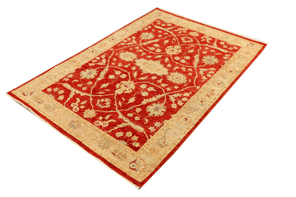 Firebrick Oushak 4' x 5' 9 - No. 39381 - ALRUG Rug Store