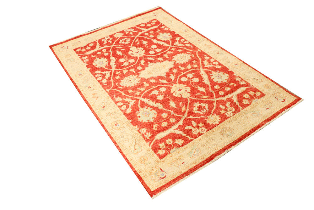 Firebrick Oushak 4' x 5' 9 - No. 39381 - ALRUG Rug Store