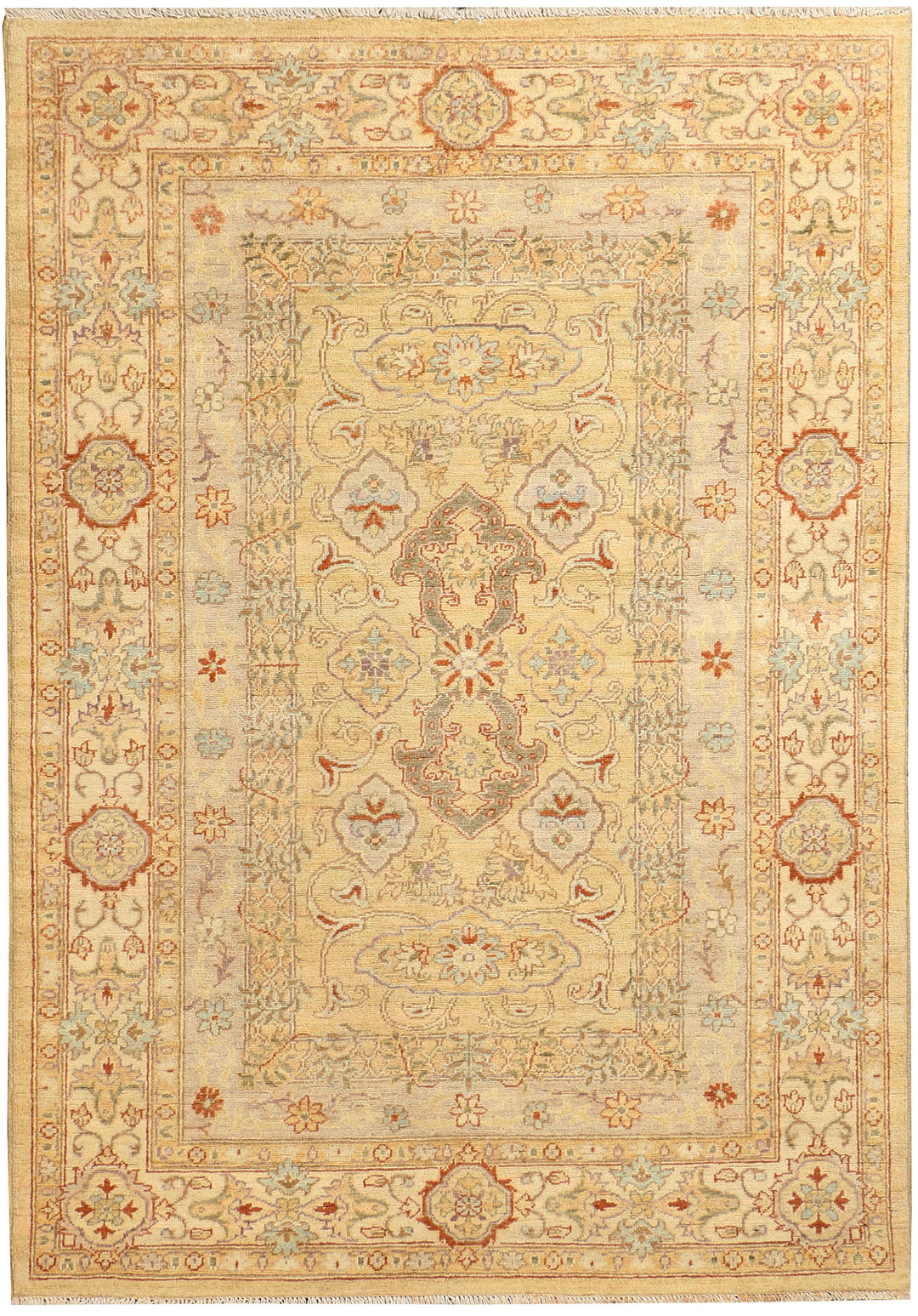 Wheat Oushak 4' x 5' 9 - No. 39384 - ALRUG Rug Store