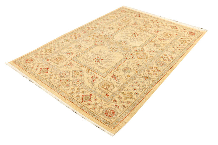 Wheat Oushak 4' 8 x 6' 7 - No. 39387 - ALRUG Rug Store