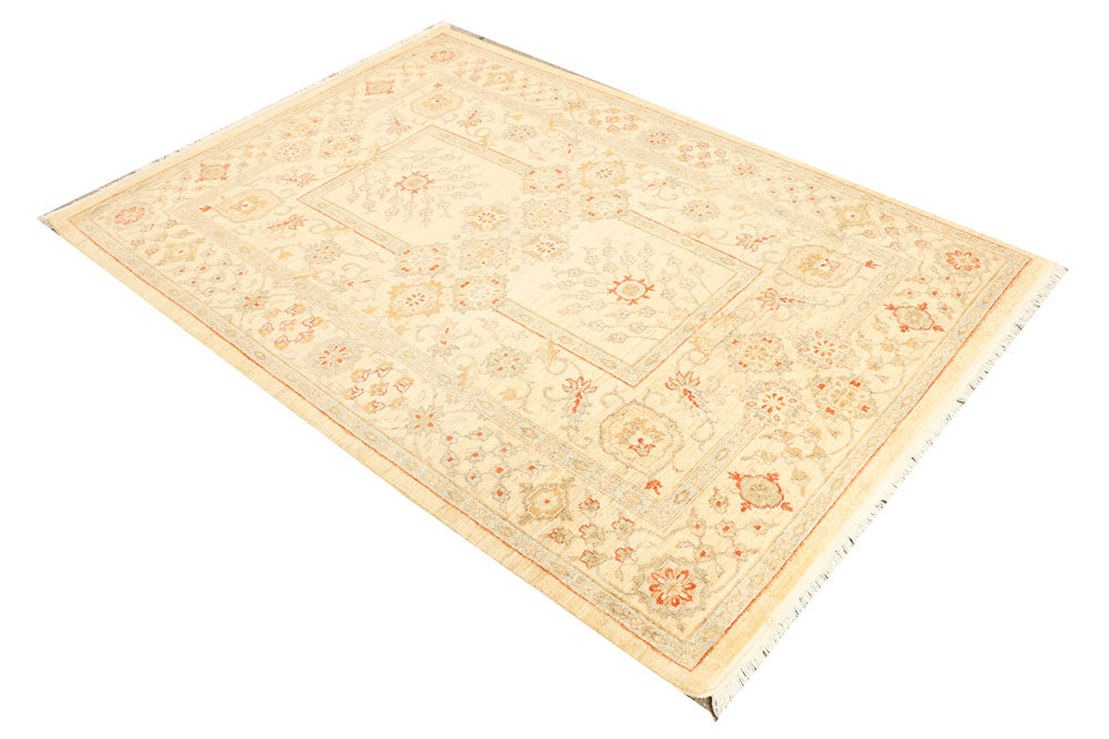 Wheat Oushak 4' 8 x 6' 7 - No. 39387 - ALRUG Rug Store