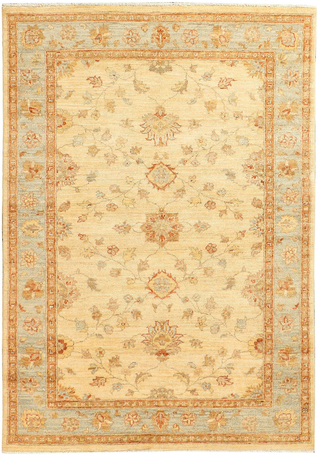 Wheat Oushak 4' 1 x 5' 9 - No. 39390 - ALRUG Rug Store