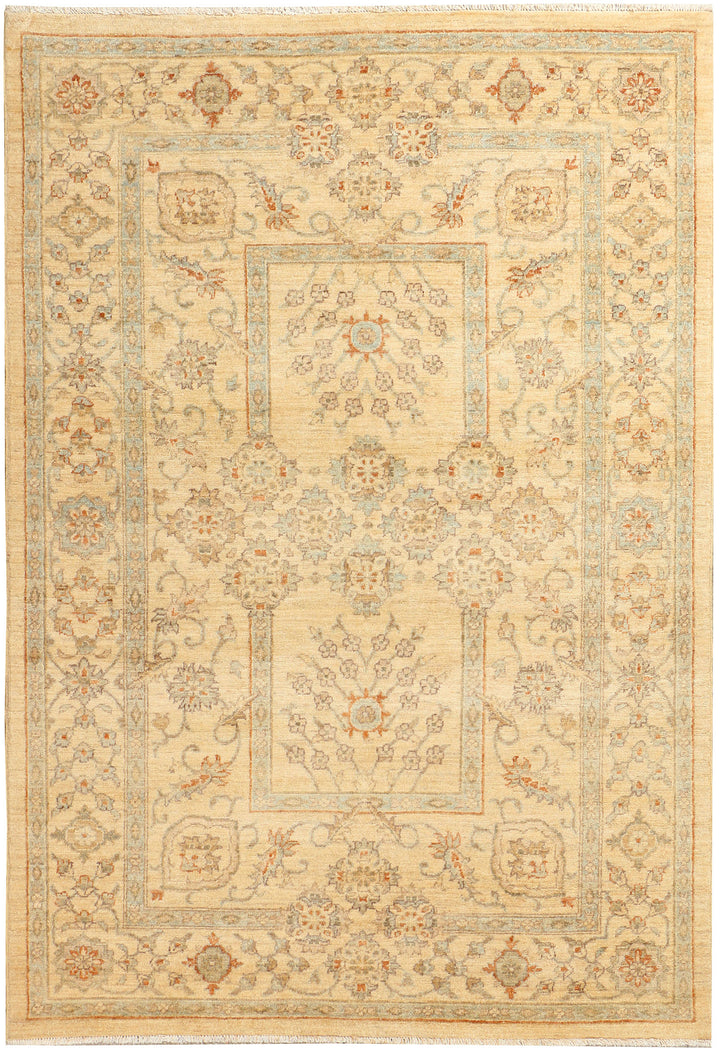 Navajo White Oushak 4' 7 x 6' 7 - No. 39400 - ALRUG Rug Store