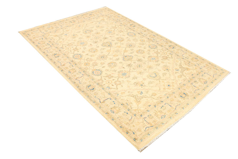 Navajo White Ziegler 4' 6 x 6' 8 - No. 39404 - ALRUG Rug Store