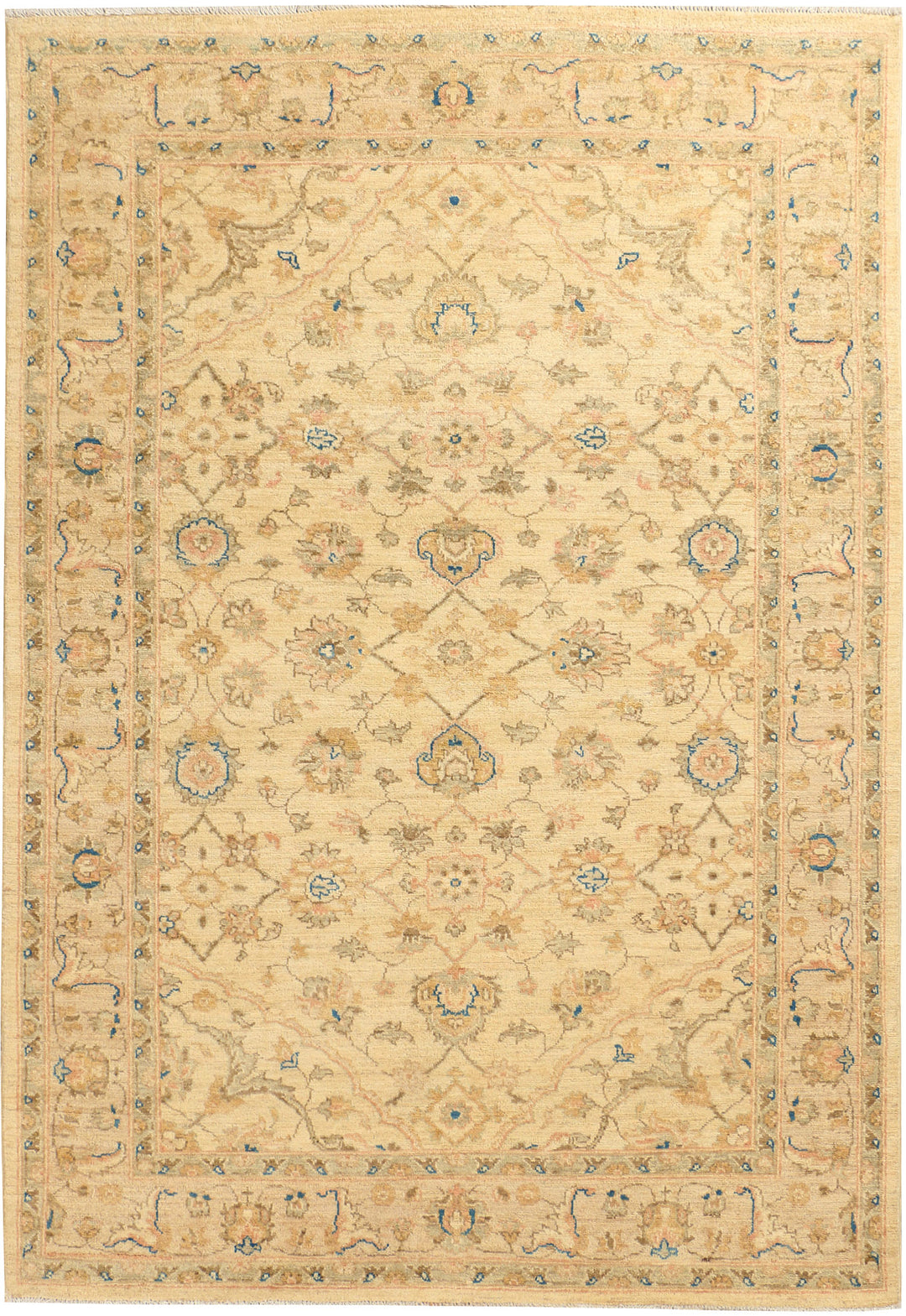 Navajo White Ziegler 4' 6 x 6' 8 - No. 39404 - ALRUG Rug Store
