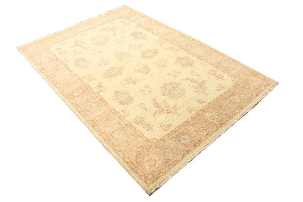 Wheat Oushak 4' 7 x 6' 8 - No. 39406 - ALRUG Rug Store