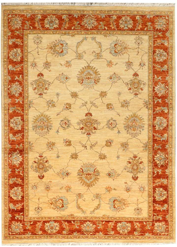 Wheat Ziegler 5' 9 x 6' 8 - No. 39410 - ALRUG Rug Store