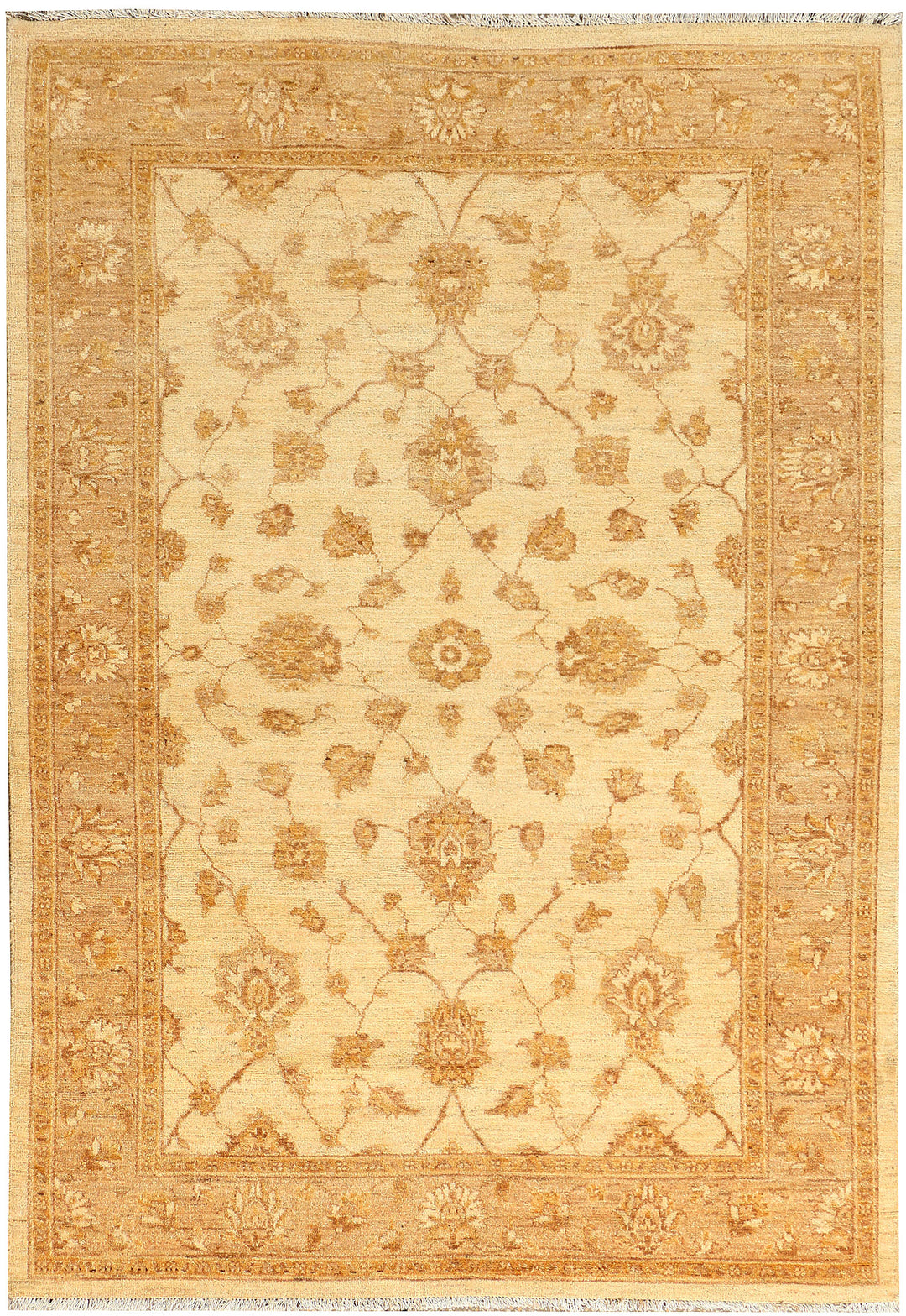 Wheat Ziegler 4' 7 x 6' 8 - No. 39411 - ALRUG Rug Store