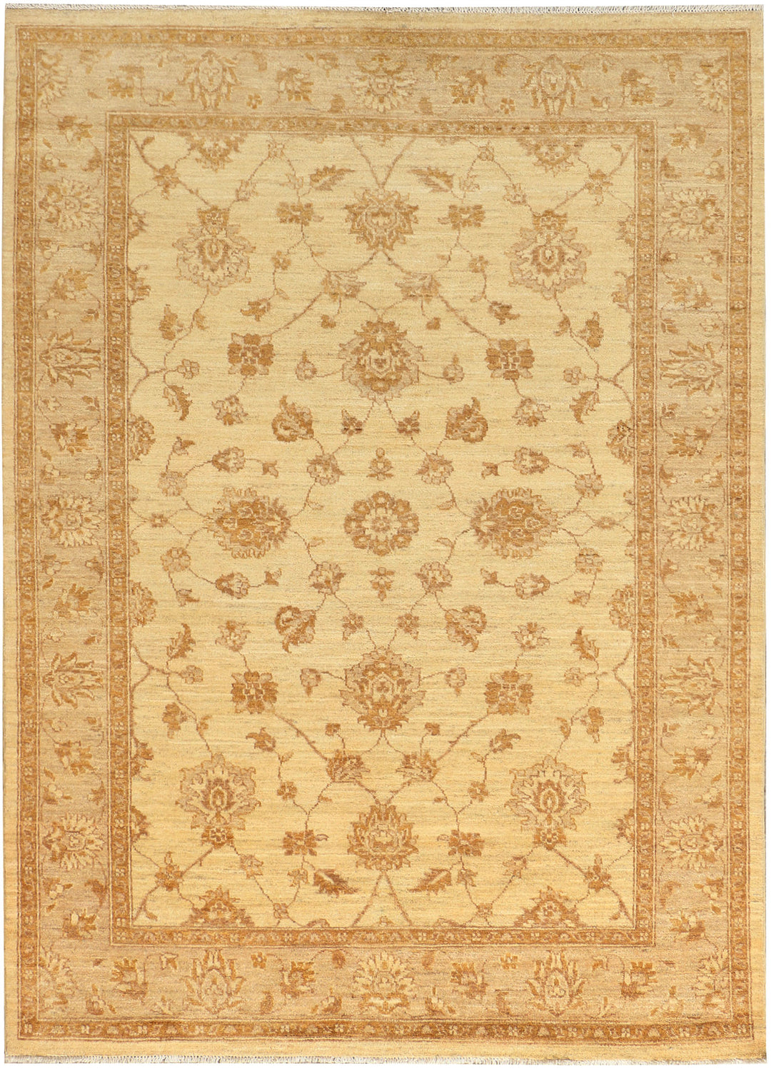 Wheat Ziegler 4' 7 x 6' 4 - No. 39413 - ALRUG Rug Store