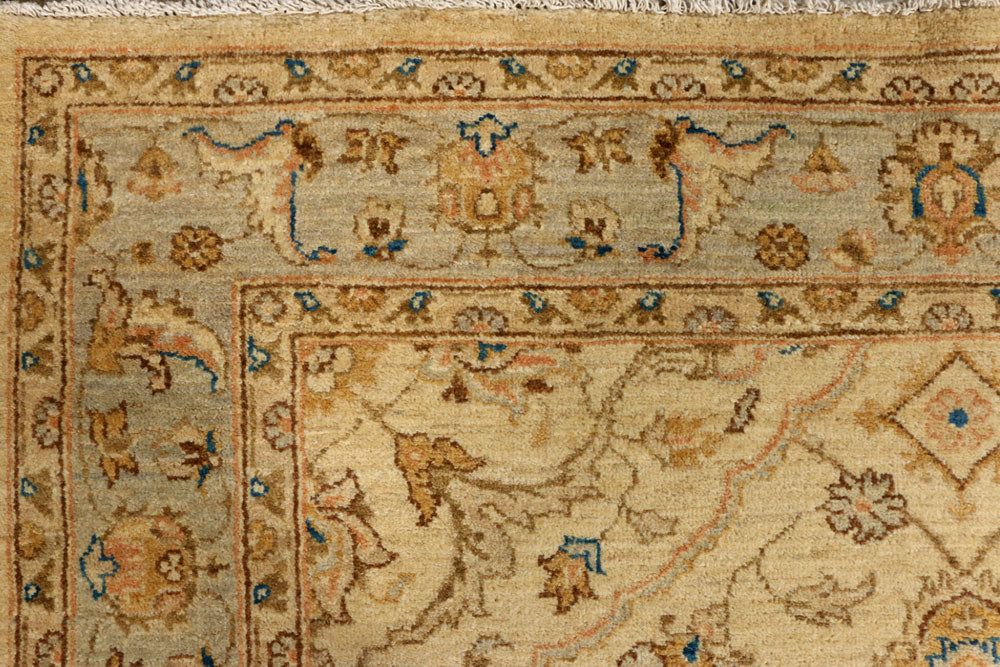 Wheat Ziegler 4' 6 x 6' 6 - No. 39414 - ALRUG Rug Store