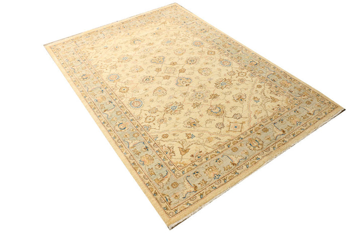 Wheat Ziegler 4' 6 x 6' 6 - No. 39414 - ALRUG Rug Store