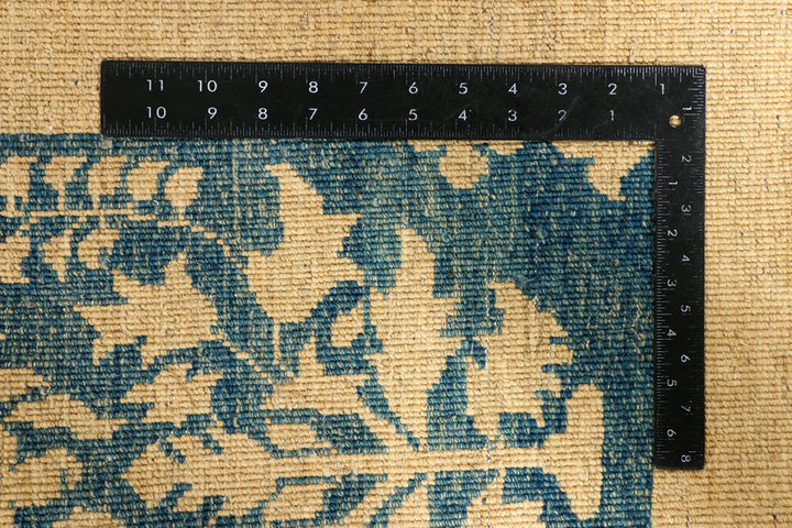 Cadet Blue Gabbeh 4' 1 x 6' 1 - No. 39415 - ALRUG Rug Store